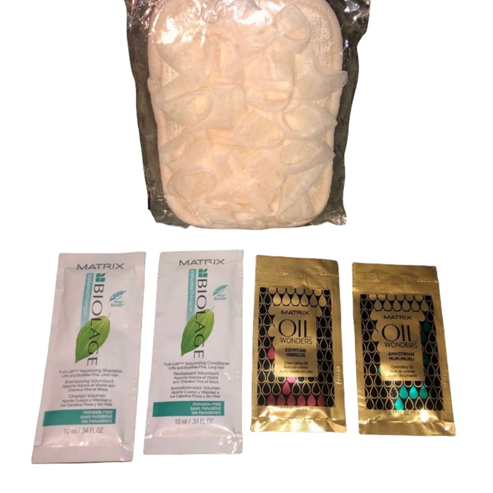 🆓 Shower Bundle: Matrix Haircare & Shower Loofa